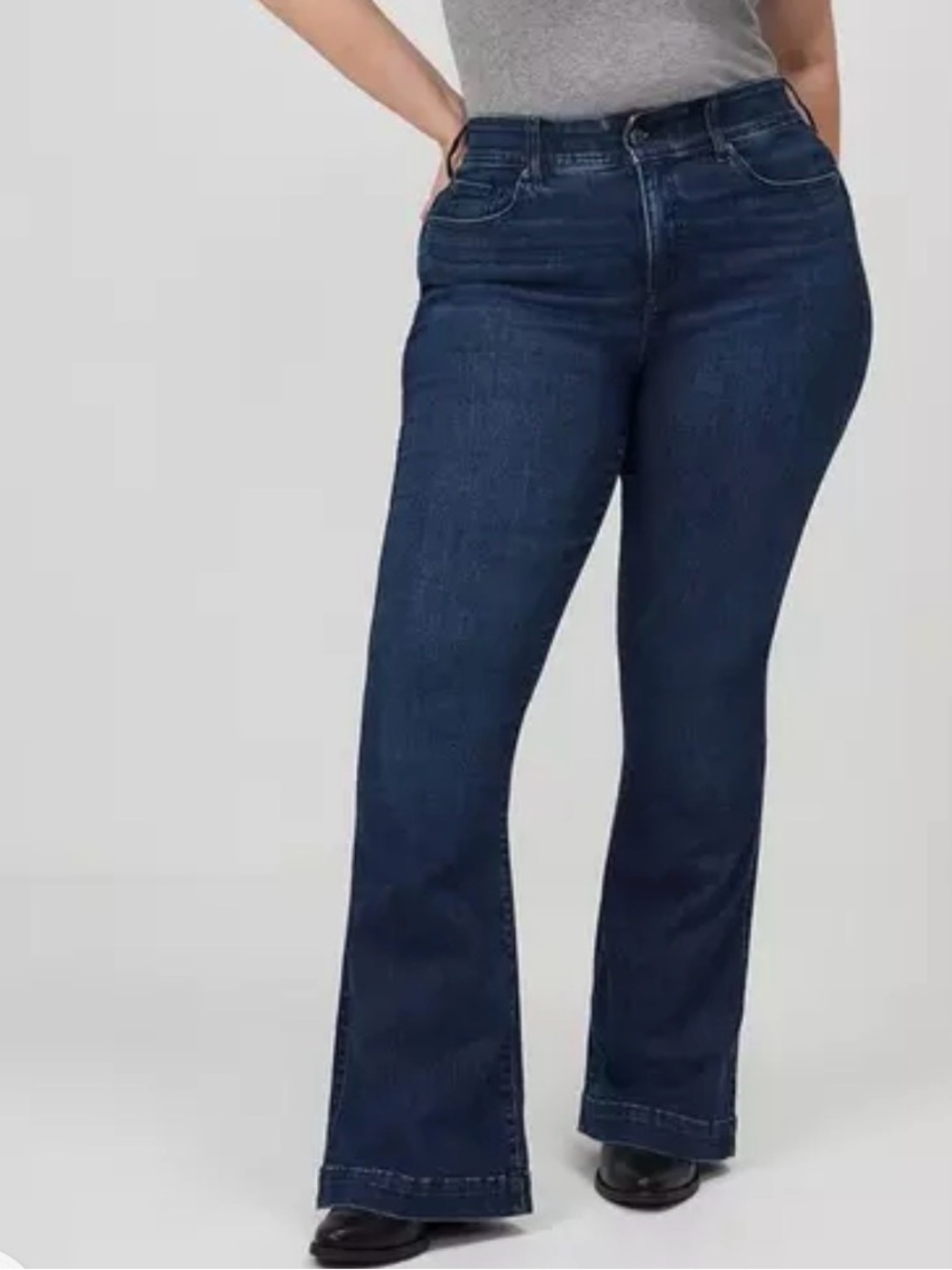 Torrid Blue Denim Bombshell Flare Super Soft Jeans Plus Size 24